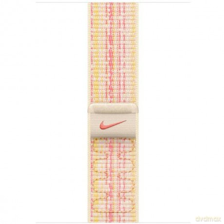 Opaska sportowa Nike w kolorze księżycowej poświaty/różowym do koperty 41 mm