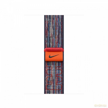 Opaska sportowa Nike w kolorze niebieskim/czerwonym do koperty 40 mm