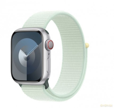 Opaska sportowa w kolorze pastelowej mięty do koperty 41 mm