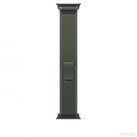 Opaska Trail w kolorze zielonym do koperty 49 mm - rozmiar S/M - elementy z tytanu w kolorze czarnym