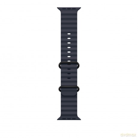 Pasek Ocean w kolorze granatu do koperty 49 mm elementy z tytanu w kolorze czarnym