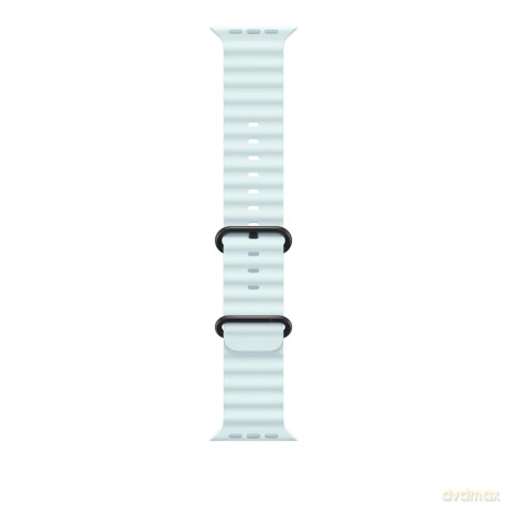 Pasek Ocean w kolorze mroźnego błękitu do koperty 49 mm - elementy z tytanu w kolorze czarnym
