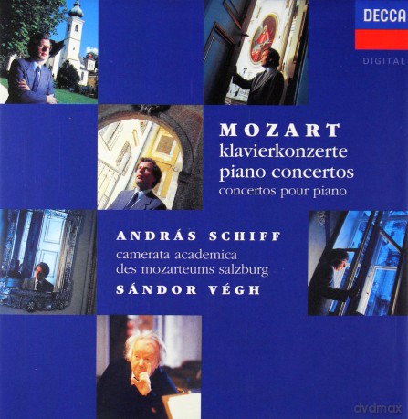 Andras Schiff/Sandor Vegh: Wolfgang Amadeus Mozart: Klavierkonzerte [9CD]