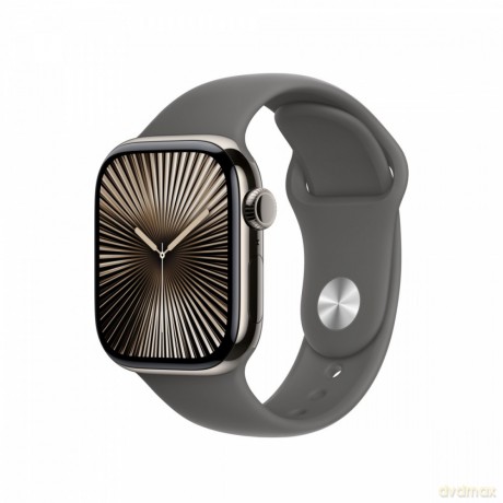 Pasek sportowy w kolorze górskiej szarości do koperty 42 mm - rozmiar S/M