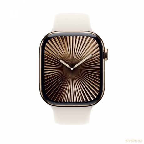 Pasek sportowy w kolorze księżycowej poświaty do koperty 46 mm - rozmiar M/L
