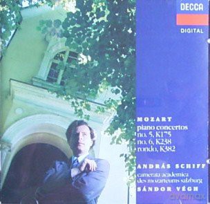 Schiff/Vegh/Camerata: Mozart:Piano Concertos K238/175 [CD]
