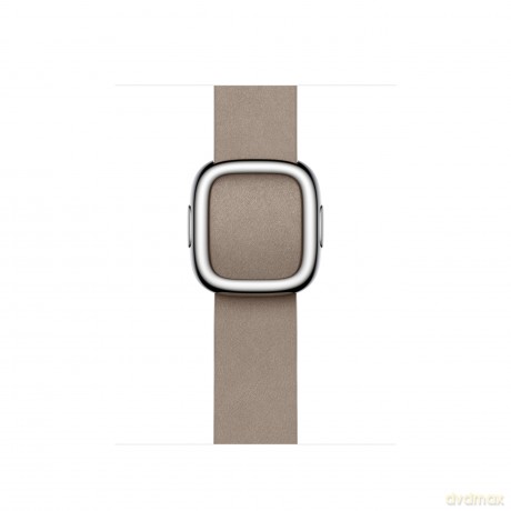 Pasek w kolorze beżu z klamrą nowoczesną do koperty 41 mm - rozmiar M