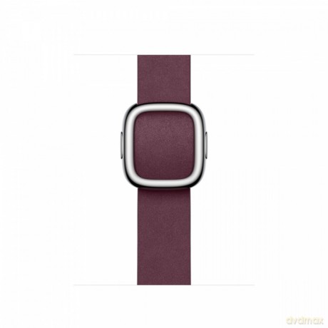Pasek w kolorze rubinowej morwy z klamrą nowoczesną do koperty 41 mm - rozmiar S