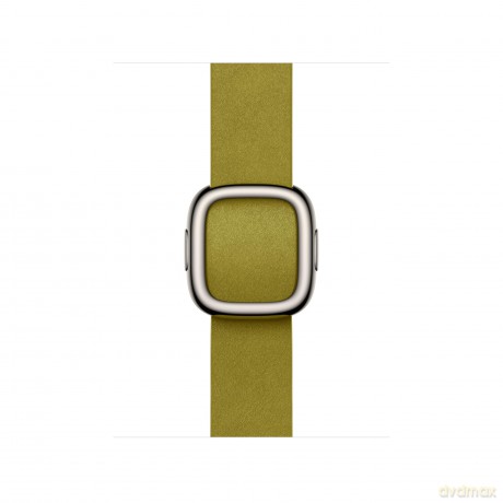 Pasek w kolorze zieleni Chartreuse z klamrą nowoczesną do koperty 42 mm - rozmiar M