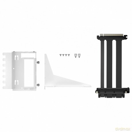 Pionowy wspornik FLEX 2 PCIe 4.0 Biały