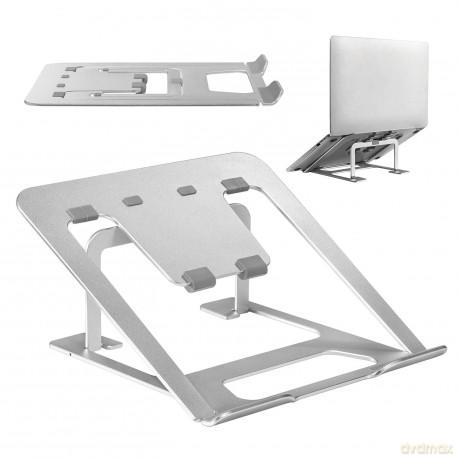 Podstawka pod laptop aluminiowa Ergo Office ER-416S Srebrna