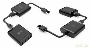 Przedłużacz USB2.0 over IP 4xUSB; 60m; Y-2516 [KABEL]