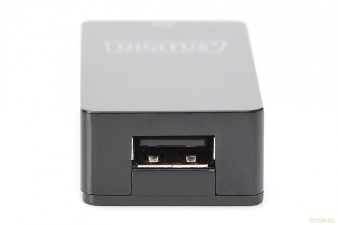 Przedłużacz/Extender USB 1.1 po skrętce Cat.5e/6 UTP/SFP do 45m, czarny, 20cm [KABEL]