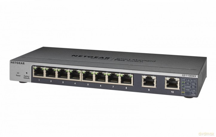 Przełącznik 10 Gigabit/Multi-Gigabit Plus GS110EMX