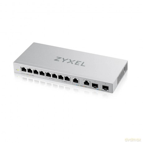 Przełącznik 12-Port Gigabit Unmanaged Switch with 8-Port 1G + 2-Port 2.5G + 2-Port SFP+ XGS1010-12-ZZ0102F