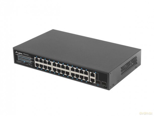 Przełącznik 24X 100MB POE+ /2x COMBO 250W RSFE-24P-2C-250