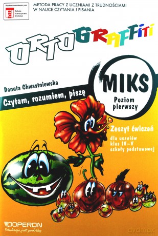 Ortograffiti MIKS Poziom pierwszy SP kl.4-5 ćwiczenia - Chwastniewska Danuta [KSIĄŻKA]