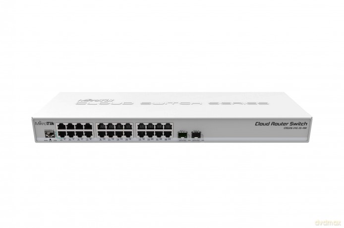 Przełącznik 24xGbE 2 xSFP+CRS326-24G-2S+RM-MX