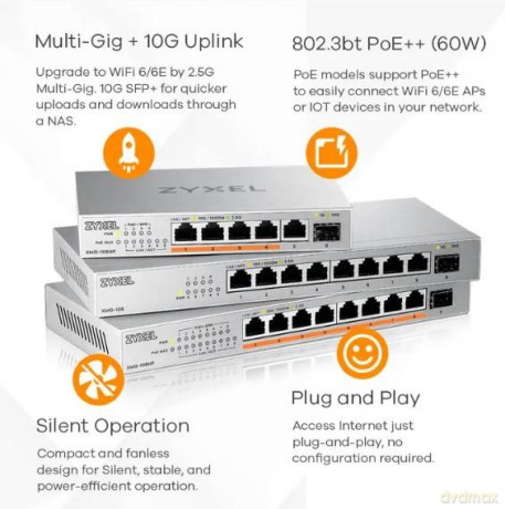 Przełącznik 8P 2,5G+ 1SFP+ XMG-108-ZZ0101F