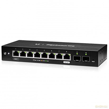 Przełącznik 8x1GbE PoE 2xSFP ES-10X