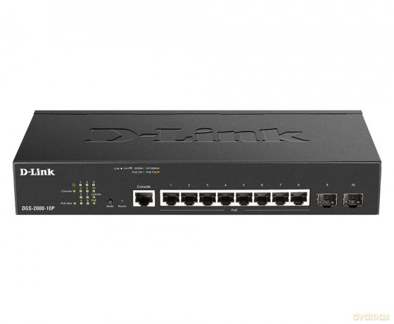 Przełącznik DGS-2000-10P 8xGE PoE 2xSFP
