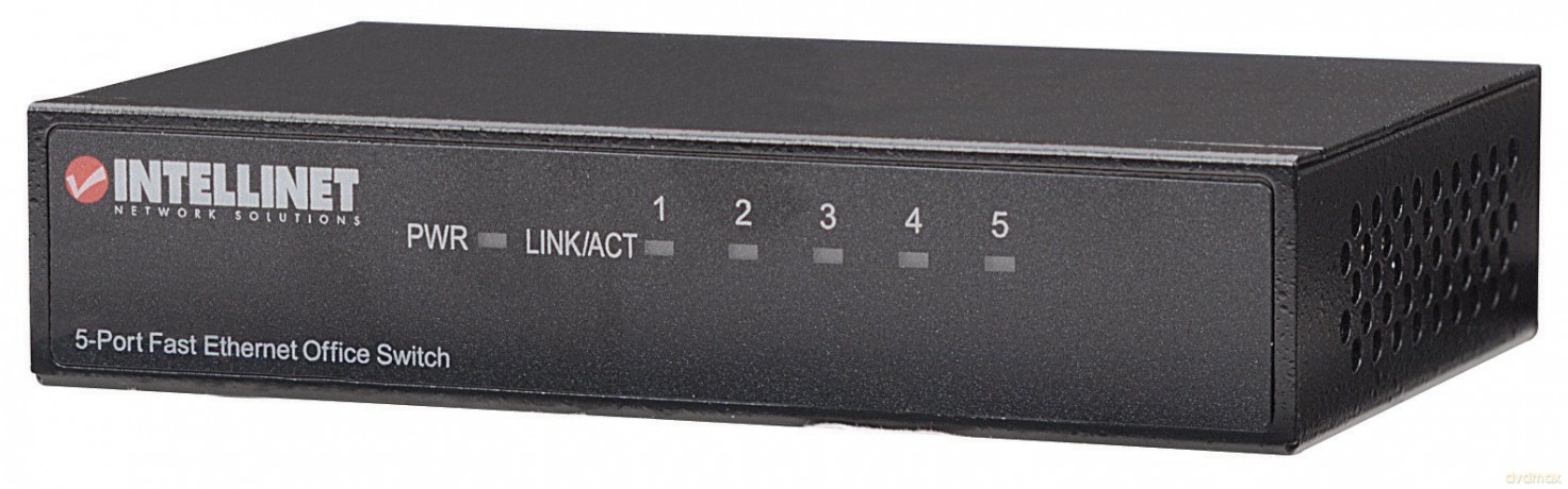 Przełącznik Ethernet 5x 10/100 Mbps RJ45 desktop