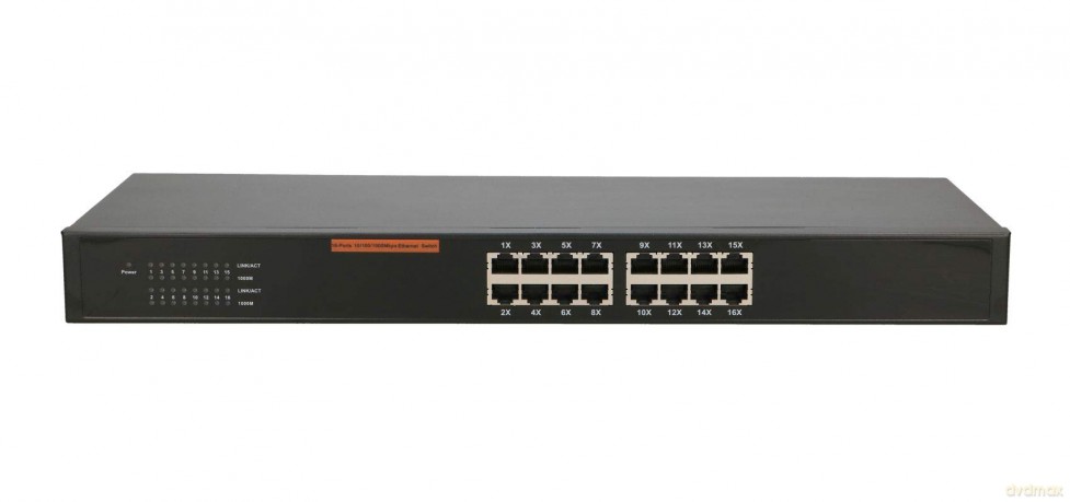 Przełącznik EVAN EX-SG1016 16 portów Gigabit Ethernet Rack