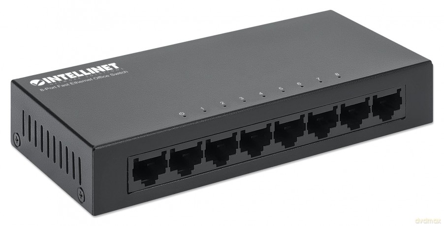 Przełącznik Fast Ethernet switch 8x 10/100 Mbps RJ45 metal desktop