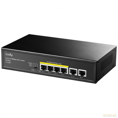 Przełącznik FS1006P 6xFE (4xPoE+) 65W