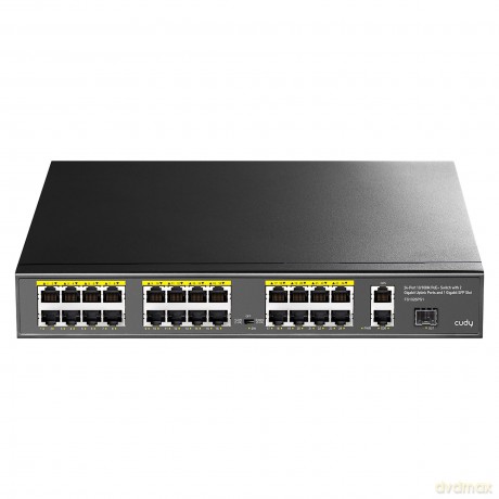 Przełącznik FS1026PS1 Switch 24xFE PoE+ 300W 1xSFP