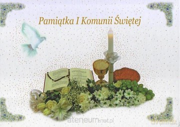 Pamiątka I Komunii Św. (chlebek) [KSIĄŻKA]