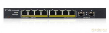 Przełącznik GS1100-10HP-EU0102F 120W PoE 8xGigabit 2xFiber Uplilk Switch