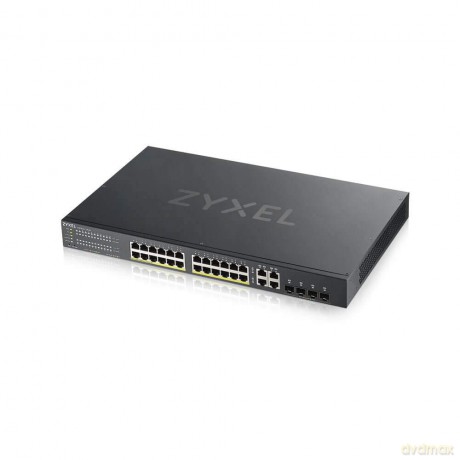 Przełącznik GS1920-24HPv2 28Port 24xGb and 4xGb 375W PoE NebulaFlex Cloud