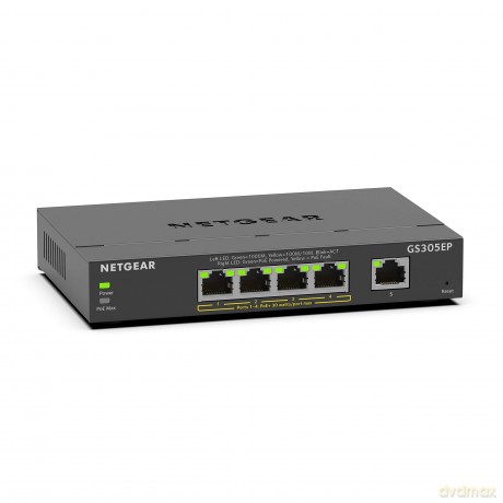 Przełącznik GS305EP 5x1GE (4xPoE+)