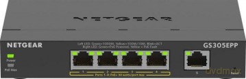 Przełącznik GS305EPP switch unmanaged 5GE (4xPoE+)