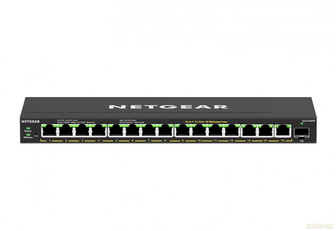 Przełącznik GS316EPP Switch unmanaged 16xGE PoE+