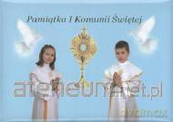 Pamiątka I Komunii Św. (niebieska gąbka) [KSIĄŻKA]