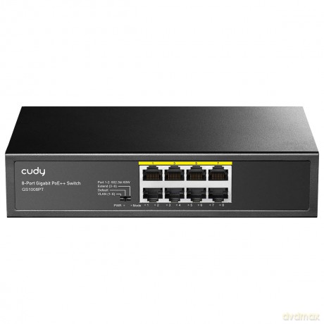 Przełącznik niezarządzalny GS1008PT Switch 8xGE PoE+ 120W