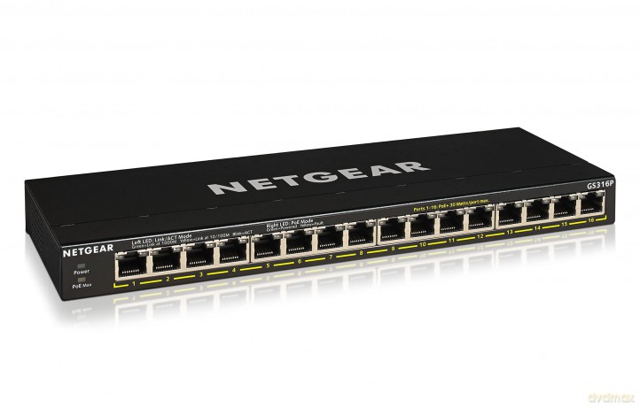 Przełącznik niezarządzalny GS316P 16x1Gb PoE
