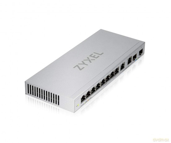 Przełącznik niezarządzalny XGS1010-12-ZZ0101F 8-Port GbE 1G + 2-Port 2.5G + 2-Port SFP+