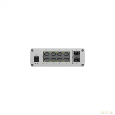 Przełącznik przemysłowy TSW200 2xSFP 8xGigabit Ethernet 8xPoE+DIN