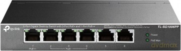 Przełącznik SG1006PP 6GE (3PoE+ 1PoE++)