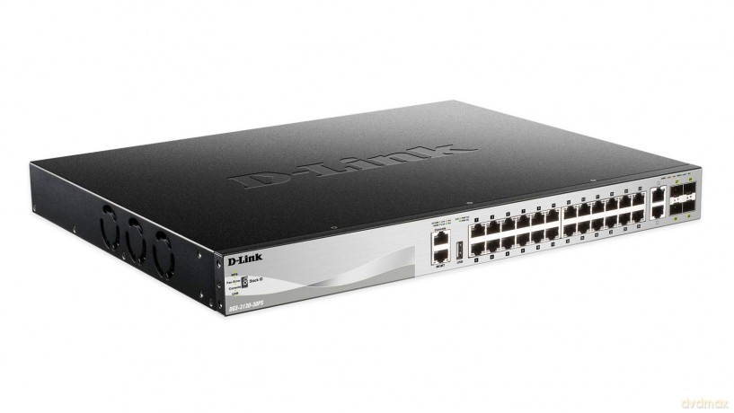 Przełącznik Smart DGS-3130-30PS/SI Switch 24xGE PoE 2x10G 4xSFP+