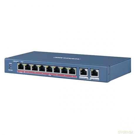Przełącznik switch 8 portów PoE DS-3E0310HP-E