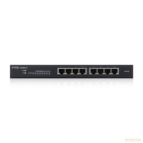 Przełącznik zarządzalny GS-1900-8 switch 8x1GbE RJ-45