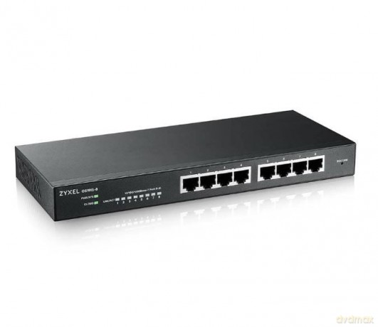 Przełącznik zarządzalny GS1915-8 8port GbE Smart mode Switch NebulaFlex Cloud