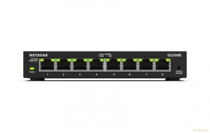 Przełącznik zarządzalny GS308E Switch 8xGE