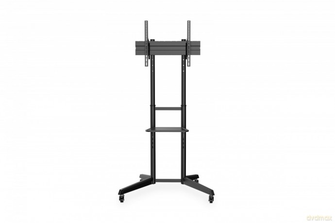 Stojak mobilny pojedynczy z półką 1xLCD max. 70" max. 50kg, VESA max. 600x400