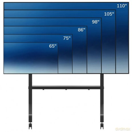 Stojak wózek LFD/LCD/TV FL50-575BL1 65-100cali 100x100-1000x600 125kg