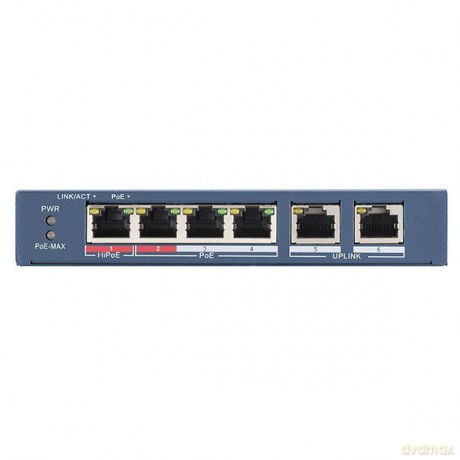 Swich PoE 6-portowy DS-3E0106HP-E